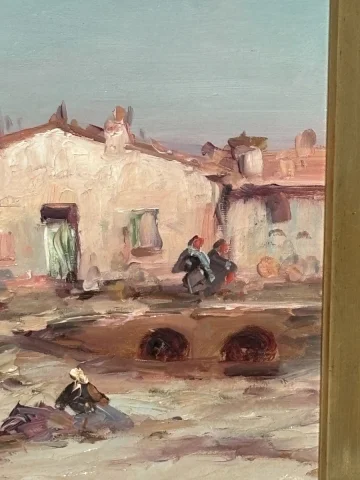 Large Marine Painting by Émile Godchaux — Very good condition