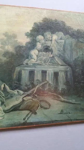 Franse schilderij "grisaille" school van Boucher