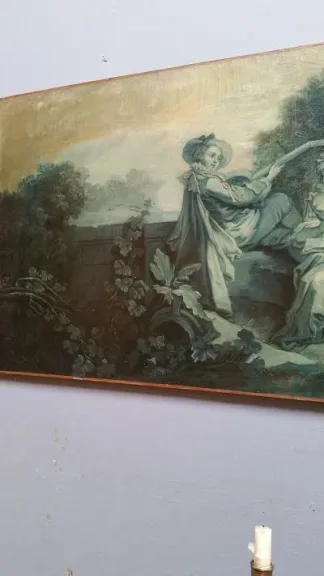 Franse schilderij "grisaille" school van Boucher