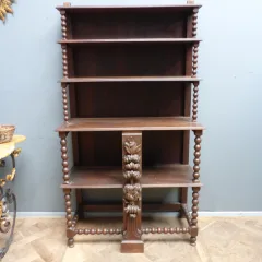 Antique  desert in oak of style Louis XIII