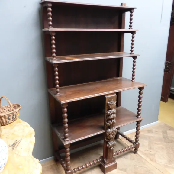 Antique  desert in oak of style Louis XIII