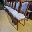 Série de 6 chaises de style directoire en hêtre