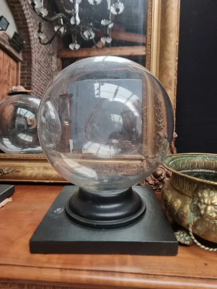 Paire d anciennes boules de pharmacie