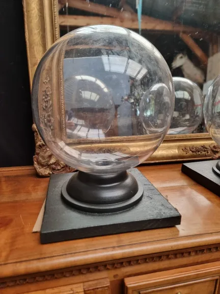 Paire d anciennes boules de pharmacie