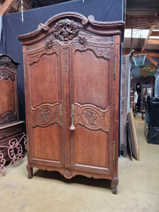 French antique  wedding wardrobe