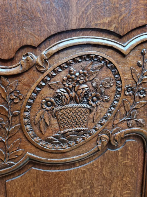 French antique  wedding wardrobe