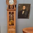 Ancienne Horloge Normande de mariage ;chêne