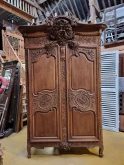 Huge Norman wedding armoire;