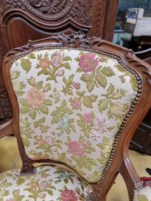 Paar Sessel im Louis-XV-Stil