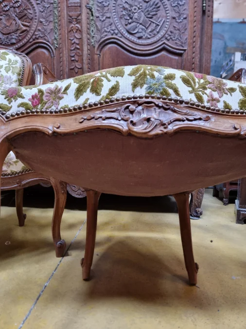 Paar Sessel im Louis-XV-Stil