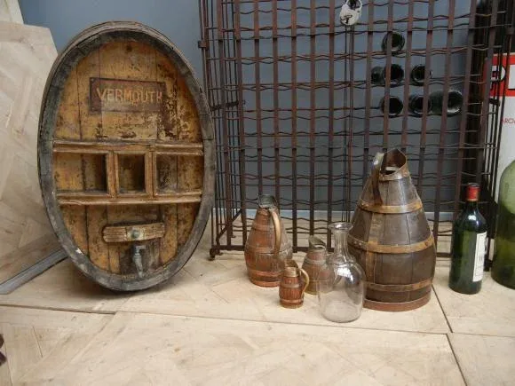 antiker Wein Zubehör Wrougth Eisen Weinregal