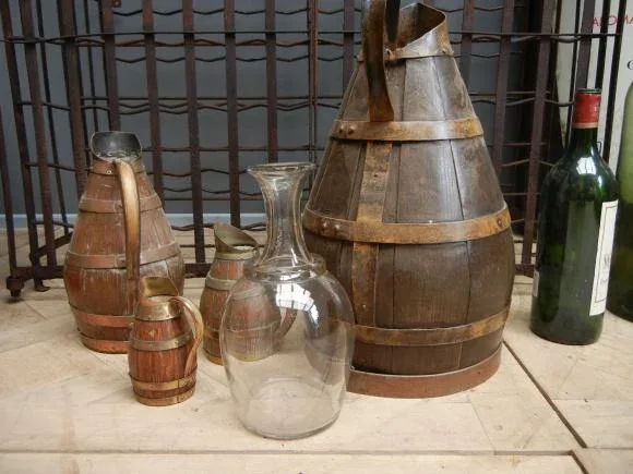 antiker Wein Zubehör Wrougth Eisen Weinregal