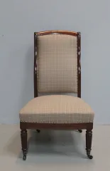 Chauffeuse Restauration en Acajou XIXe