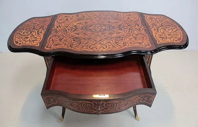 Table NAPOLEON III en Marqueterie XIXe