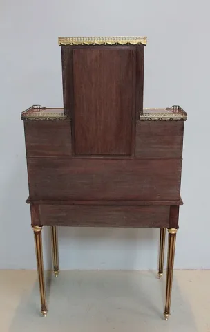 Bureau Cylindre à Gradin Louis XVI en Acajou XIXe