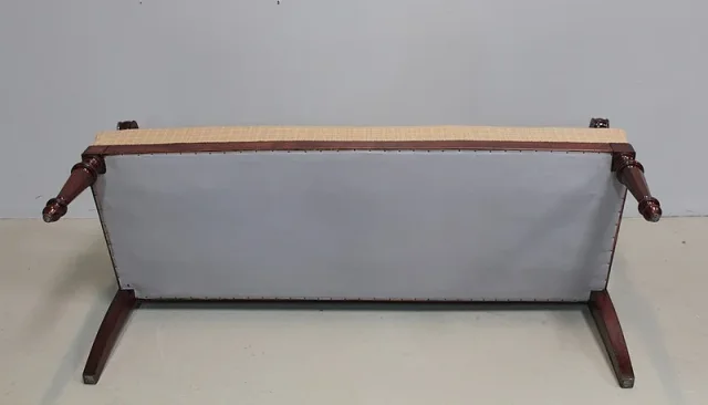Banquette Restauration en Acajou XIXe