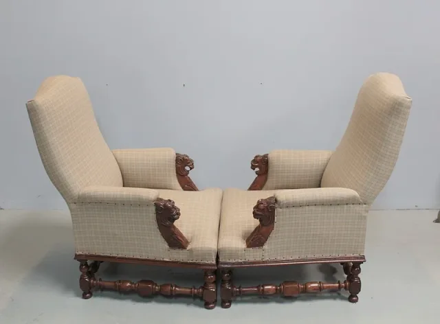 SILLONES DE ESTILO LOUIS XIII