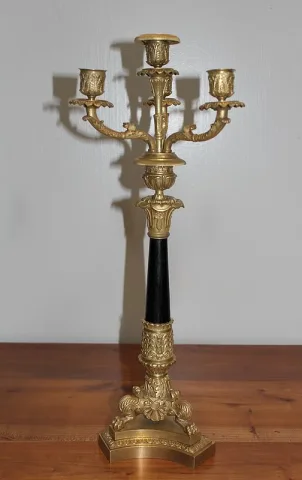 Paire de Candélabres en Bronze XIXe