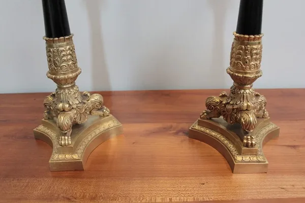 PAIR OF CANDELABRA