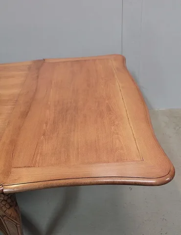 Table de Style Régence en Hêtre  XXe