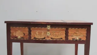 Coiffeuse Louis XVI en Marqueterie XVIIIe