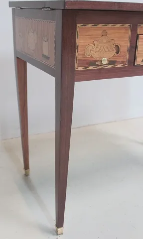 Coiffeuse Louis XVI en Marqueterie XVIIIe