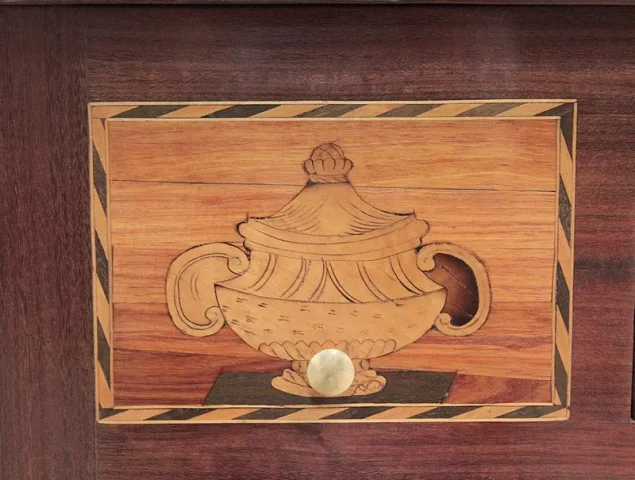 Coiffeuse Louis XVI en Marqueterie XVIIIe
