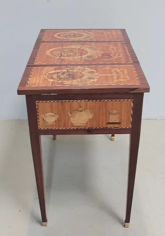 Coiffeuse Louis XVI en Marqueterie XVIIIe
