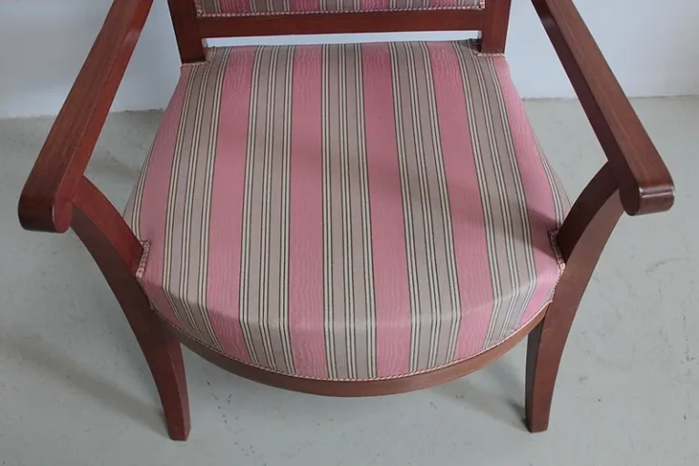 Fauteuil Directoire en Acajou de Cuba XIXe