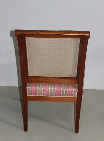 Fauteuil Directoire en Acajou de Cuba XIXe