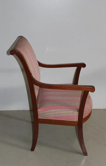 Fauteuil Directoire en Acajou de Cuba XIXe