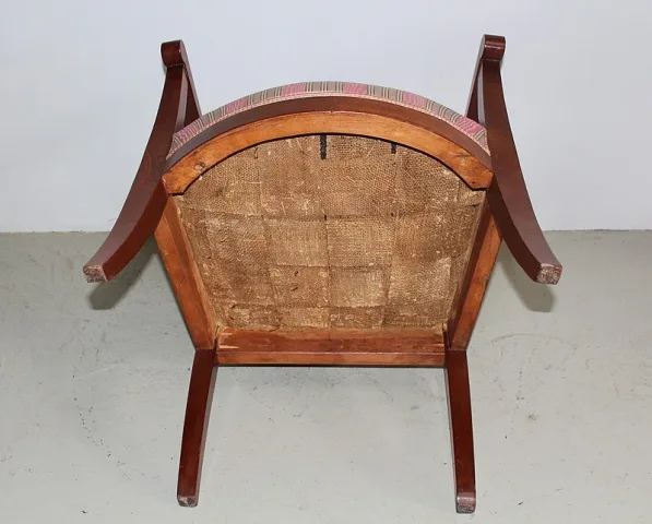 Fauteuil Directoire en Acajou de Cuba XIXe