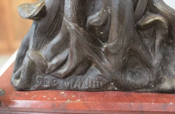 SPELTER SKULPTUR