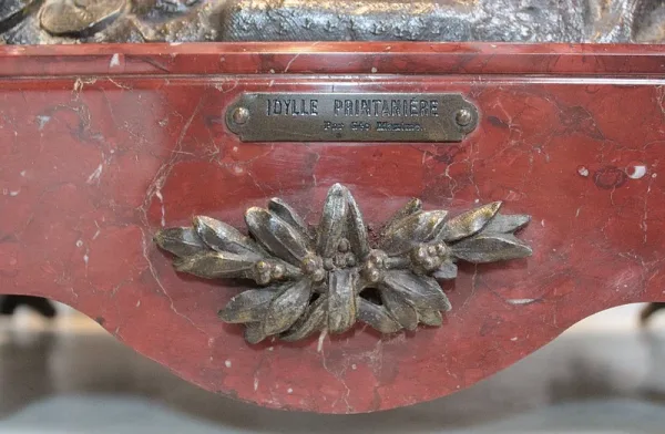 SPELTER SKULPTUR