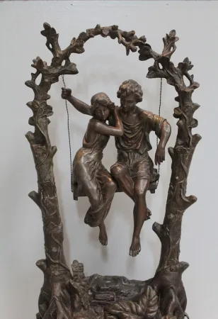 SPELTER SKULPTUR