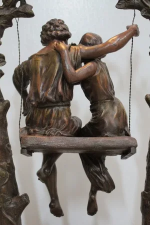 SPELTER SKULPTUR
