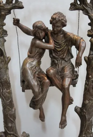 SPELTER SKULPTUR