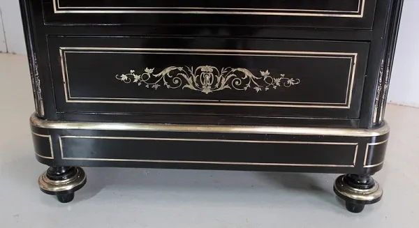 Semainier NAPOLEON III Bois Noirci  XIXe