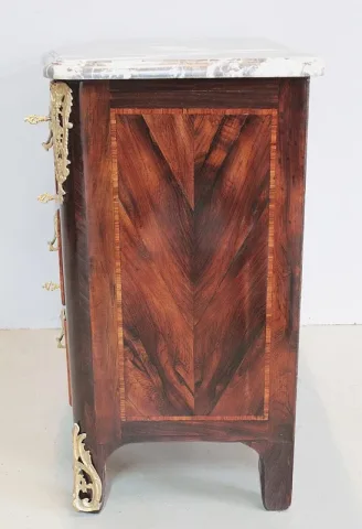 Commode Louis XIV - Louis XV en Marqueterie XVIIIe