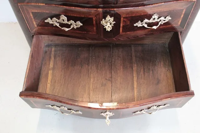 Commode Louis XIV - Louis XV en Marqueterie XVIIIe