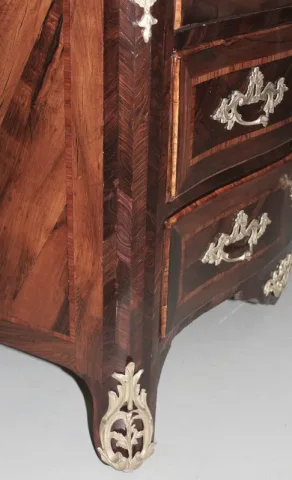 Commode Louis XIV - Louis XV en Marqueterie XVIIIe