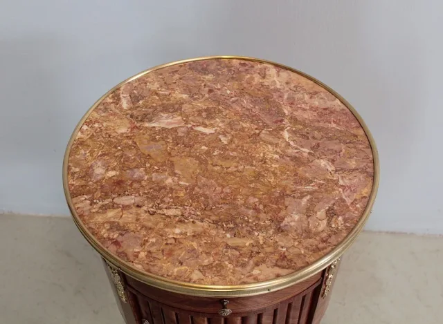 LOUIS XVI STYLE BEDSIDE TABLE