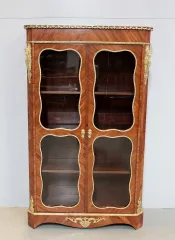 FRENCH TRANSITION STYLE DISPLAY CABINET