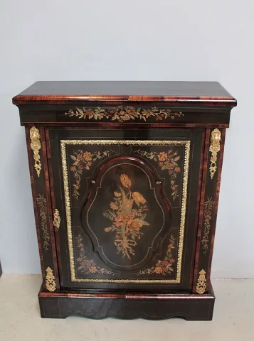 Paire de Meubles NAPOLEON III Marqueterie XIXe