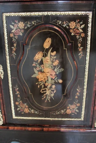 Paire de Meubles NAPOLEON III Marqueterie XIXe