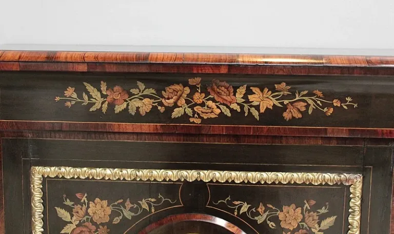 Paire de Meubles NAPOLEON III Marqueterie XIXe