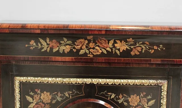 Paire de Meubles NAPOLEON III Marqueterie XIXe