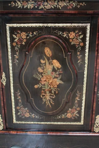 Paire de Meubles NAPOLEON III Marqueterie XIXe