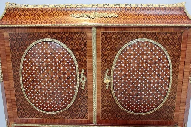 "Bonheur du Jour" NAPOLEON III  en Marqueterie XIXe