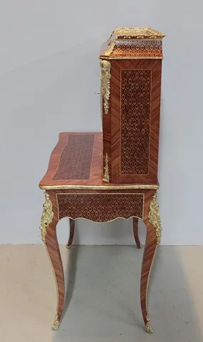 "Bonheur du Jour" NAPOLEON III  en Marqueterie XIXe